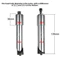 Nhôm Gấp Xe Đạp Thân Lõi 22 2 Đến Cho 28 6 Mm Phuộc Trước Mở Rộng Cho Xe Đạp