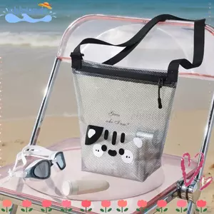 Túi đựng đồ chống nước EBINLANDS, Túi trang điểm trong suốt PVC chống thấm nước, Túi bơi tập thể dục đeo chéo dung tích lớn Quần áo tập thể dục