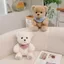 QEARY Thắt Nơ Gấu Búp Bê, Chất Liệu Mềm Khăn Size 25cm Gấu Đồ Chơi Sang Trọng, Bé Gái Bé Trai Thiết Kế Dễ Thương Khăn Phụ Kiện Đầy Màu Sắc Thắt Nơ Gấu Búp Bê Sang Trọng Đồng Hành Trẻ Em