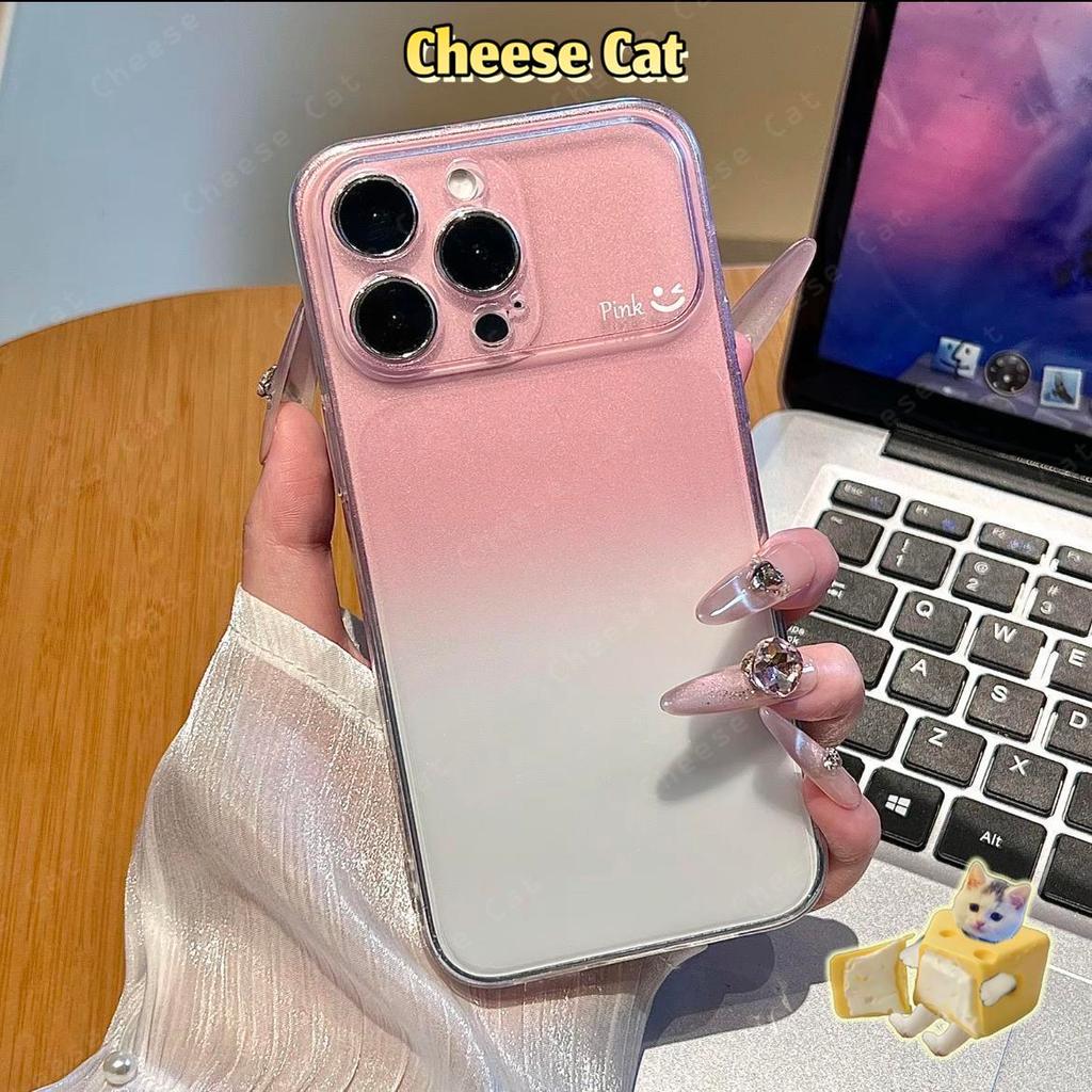 ins Ốp lưng iPhone Màu chuyển sắc cho iPhone 11 12 13 14 Pro 15 16 Plus 17 Pro Max Xs Max XR