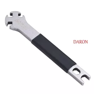 Cờ lê nói xe đạp DARON, Công cụ cờ lê nói bánh xe đa chức năng bằng thép không gỉ, Phụ kiện xe đạp điều chỉnh di động Công cụ nắp nói đi xe đạp