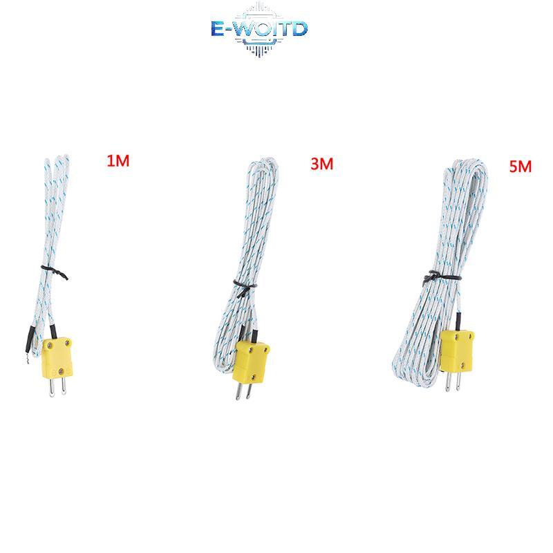 E-WOITD 1Pc Kiểm tra nhiệt độ dây K-type TP-01 Đầu dò cảm biến nhiệt cho TM-902C TES-1310 E-WOITD