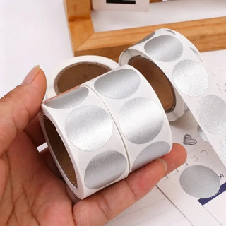 Tem tự dính cào bạc vàng, 1 cuộn 500 cái Phim thẻ cào, Tiết lộ quà tặng, Cào để lộ phần thưởng