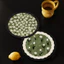 Retro Fresh Green Coaster Placemat Chống trượt Chống mài mòn Chịu nhiệt độ cao