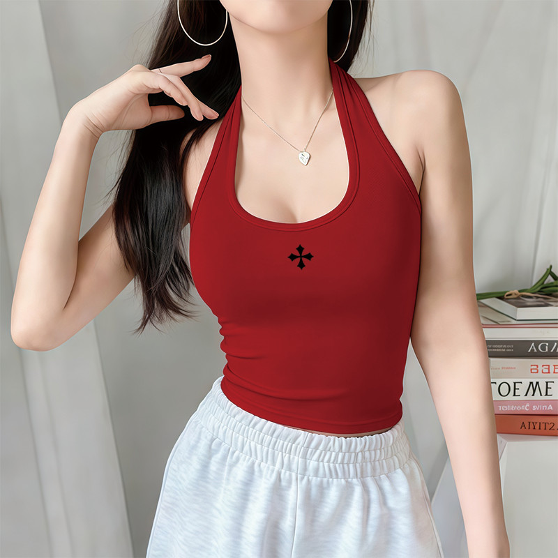 Áo Yếm Croptop Choàng Cổ Hở Lưng Ôm Body Nữ | Áo Thun | Cotton Thun Mềm Co Giãn | Tôn Dáng Gợi Cảm Sexy Siêu Hot Mới#073