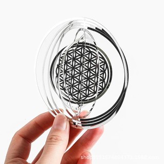 Phong Cách Sáng Tạo 3d Ba Chiều Xoay Chuông Gió Đồ Trang Trí Bắc Âu Mandala Đời Hoa Nhà Ban Công Treo Trang Trí H5RD