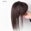 DELMER Braid Headband Bangs Phụ Kiện Tóc Nâu Fasion Tất Cả Trận Đấu Tự Nhiên Mềm Mại Hợp Thời Trang Mũ Vô Hình Hàng Ngày Chịu Nhiệt Tóc Giả