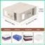 Ga trải giường Lưu trữ Tủ quần áo Ga trải giường Hộp đựng đồ Hộp vải có thể gập lại Túi đựng đồ giường cho tủ quần áo Phòng ngủ jiwvn