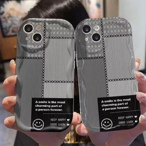 Ốp Lưng Cho Realme C65 C63 C55 C53 C51 C35 C30 C21Y C25 C25S C20 C15 C12 C11 5 5S 5i 6i Note 50 Narzo 20 30A Kem Vồng Cong Viền Motif Lưới NYK128