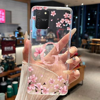 Ốp Điện Thoại Cho Samsung S10 Lite Vỏ G770F Chữ Hoa Xinh Đẹp Trong Suốt Mỏng Mềm Silicon Cho Galaxy S10 Lite Ốp Lưng