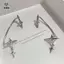1 Đôi Bông Tai Kẹp Tai Hình Ngôi Sao Màu Bạc Thời Trang Cho Nữ Zircon Không Xuyên Hợp Thời Trang Kẹp Tai Gothic Không Đều Bông Tai Trang Sức [Mina]