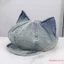 Nữ Trang Trí Tai Mèo Mũ Nồi Denim Mùa Xuân Mùa Hè Vintage Mũ Newsboy Dễ Thương