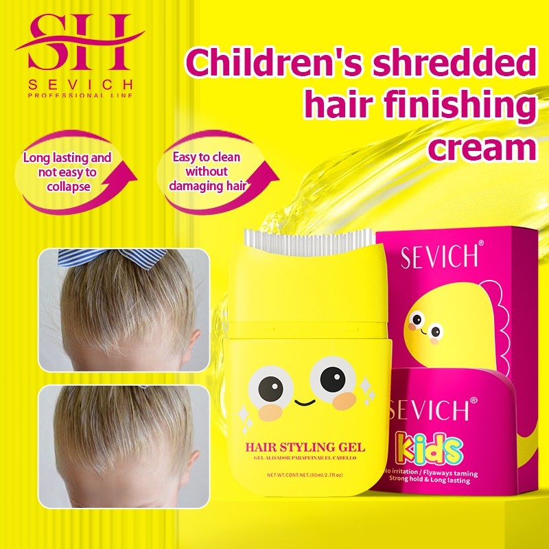 Gel tạo kiểu tóc SEVICH Dinosaur Kids với lược tạo kiểu Gel dưỡng tóc chống dính lâu trôi 80ml