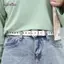 Đai Nữ AqToCna Rỗng Trái Tim Bule Đơn Giản Và Đa Năng Hợp Thời Trang Và Quần Kim Bule Da Vintage Thắt Lưng AqToCna