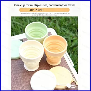 SQ3 Cốc gấp di động cấp thực phẩm Cốc nước súc miệng gấp đa năng Cốc đựng răng có thể gập lại QS3