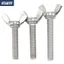 Thép không gỉ 304 / 316 Bướm Vít Tay Vít Móng Vuốt Bu Lông 201 Bướm Loại Thỏi Vít M3M4M5M6M8 EHTH