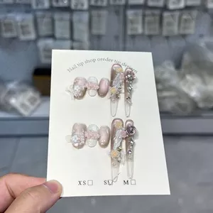 Nguyên Chất Handmade Cổ Tích Hoa Hồng Giáp Mắt Mèo Cao Cấp Trắng Tản Nhiệt Không Khí Trò Chơi Giáp Mặc Giáp