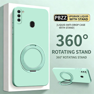 Ốp Lưng PBZZ Cho SAMSUNG a11 Vỏ Điện Thoại Vỏ Mềm Silicon Chống Sốc Thiết Kế Mới Thẩm Mỹ Có Giá Đỡ 360° Tím dễ thương cho bé gái YTYZJ1