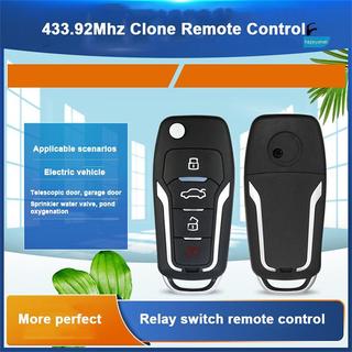 [GIK] Chìa khóa điều khiển từ xa ô tô 433 MHz Thay thế cửa nhà để xe điện thông minh Nhân bản Sao chép từ xa 4 Channe [VN]
