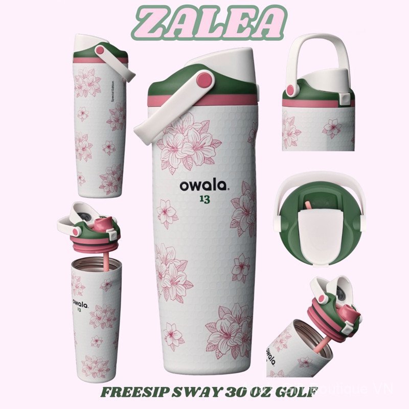 [Aria] Chai thể thao phong cách đơn giản di động Owala FreeZip