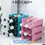 Giá đỡ lưu trữ bia Cola ICUCKO, Tủ lạnh tiết kiệm không gian có thể xếp chồng lên nhau Giá đựng đồ uống, Hộp đựng chai nhựa chống trượt chất lượng tại nhà