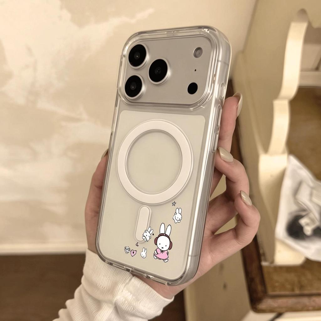 Hình ảnh thỏ Thích hợp iPhone 1714p15 trường hợp điện thoại 1311 mới 12 hút từ 11 thấm