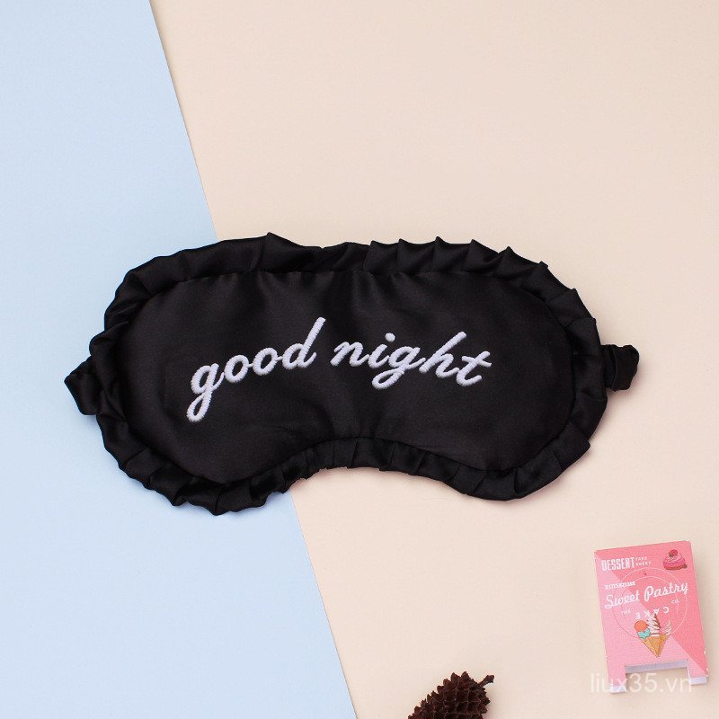 LXY Hai Mặt Giả Lụa Nóng Lạnh Nén Mặt nạ Mắt Bữa Trưa Nghỉ Mềm Mại Thoải Mái Thoáng Khí Ngủ
