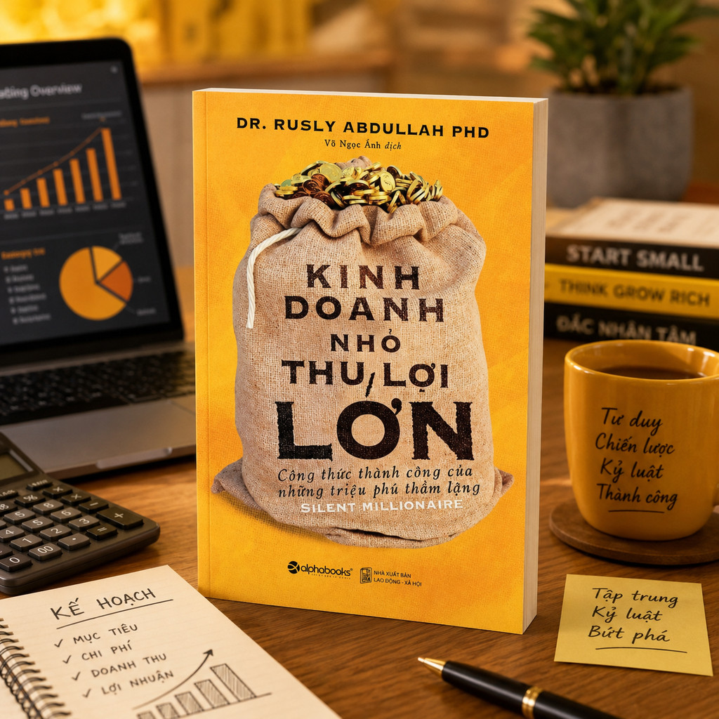 Sách Kinh Doanh Nhỏ Thu Lợi Lớn - Những triệu phú thầm lặng luôn tồn tại giữa chúng ta (Alpha Books)