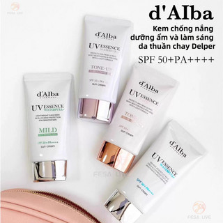 Kem chống nắng D’Alba SPF 50+ 50ml chống nước, chống mồ hôi, làm sáng da, làm mới, cường độ cao