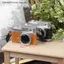 MỚI 1 Máy Ảnh Mini Mô Hình Nhà Búp Bê Thu Nhỏ Retro Camera Mô Hình Trang Trí Đồ Chơi Có Thể Tỏa Sáng SKY