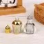 Cheenm Mini Con Lăn Chai Vương Miện Hình Nước Hoa Đóng Chai Di Động Trong Suốt Du Lịch Mạ Điện Khắc Thủy Tinh Chai Trống VN