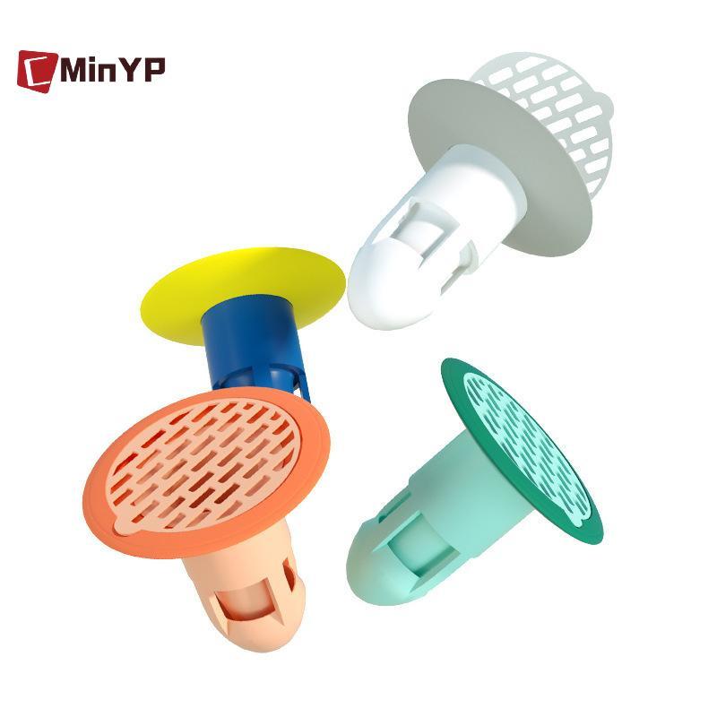 CMinYP Khử Mùi Sàn Thoát Nước Lõi Silicon Vòi Sen Thoát Nước Chống Côn Trùng Chống Mùi Glory