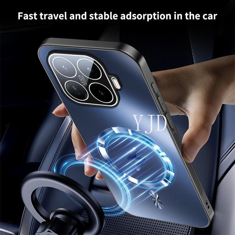 Ốp Lưng Cho Xiaomi 17T Pro Chi Tiết Nâng Cấp Làm Mát Cảm Giác Mờ Vòng Từ Tính Tổ Ong Tản Nhiệt Chống Rơi Vỏ Điện Thoại