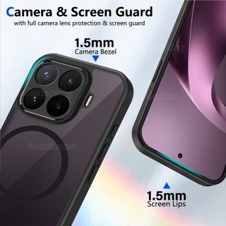 Ốp Lưng Cho Xiaomi 17T Pro 17TPro 1 7 17 T Pro Xiaomi17T Pro Xiaomi17TPro 2026 Slim PC Acrylic Vỏ Điện Thoại Từ Tính Với Áo Giáp Sạc Không Dây Bảo Vệ Chống Sốc Ốp Lưng Cứng