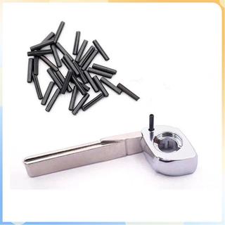 (COD) 200 chiếc 1.6 * 8mm 1.7 * 8mm Thép không gỉ Lật Remote Key de Pin cố định Chìa khóa xe sắt Fob Pins