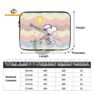 Hộp đựng máy tính xách tay cầm tay chống sốc Snoopy 10-17 INCH