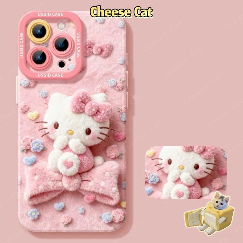 Bộ hai mảnh Loạt phim Kitty Ốp điện thoại cho iPhone 13 14 15 Plus 11 12 16 17 Pro Max XR Xs Max 7Plus 6 8 SE