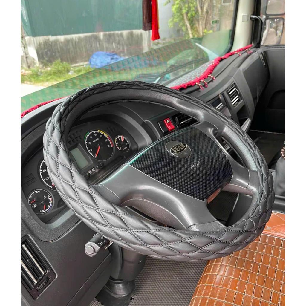 Bọc vô lăng da lộn cao cấp, êm tay mềm tay chống trơn trượt tốt phù hợp cho xe con, xe tải, xe ben, xe đầu kéo