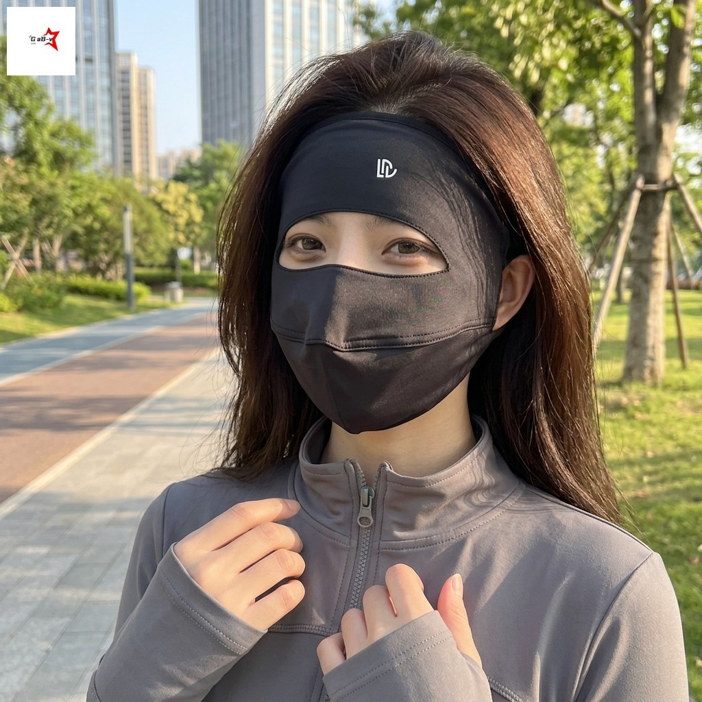 Mặt nạ chống nắng Ice Silk dành cho nữ UPF50 + Bảo vệ tia cực tím Sử dụng ngoài trời thoáng khí