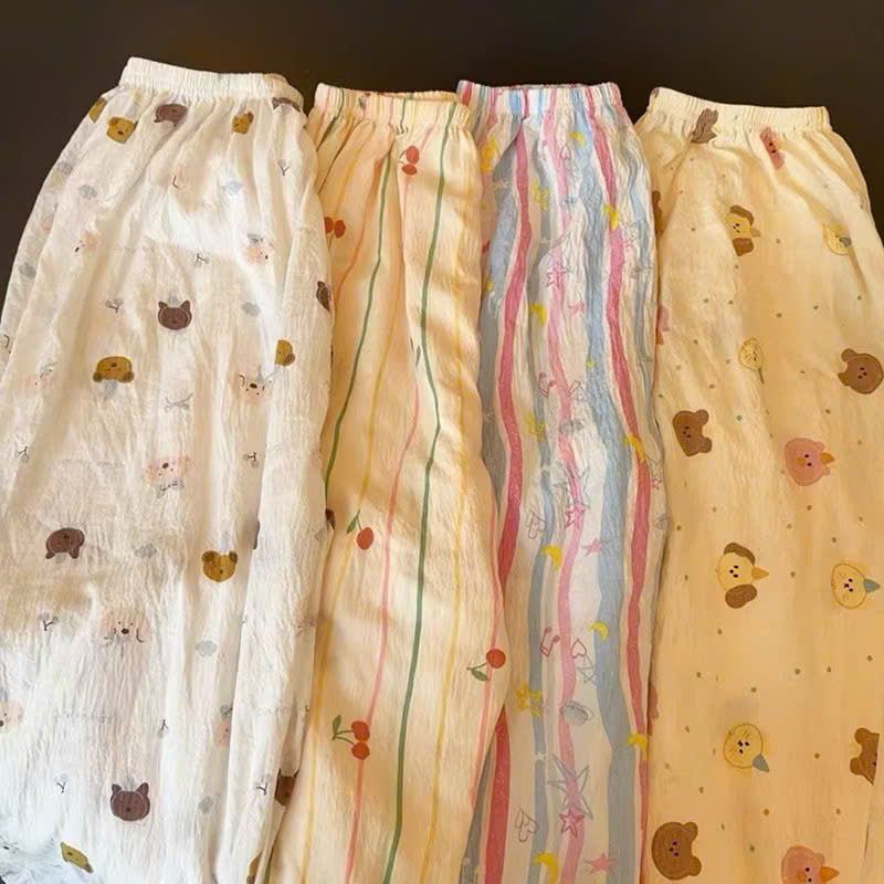 Bộ quần dài kity màu hồng +phối áo CROPTOP hình nơ kolila xinh xắn-thoitrangthubio
