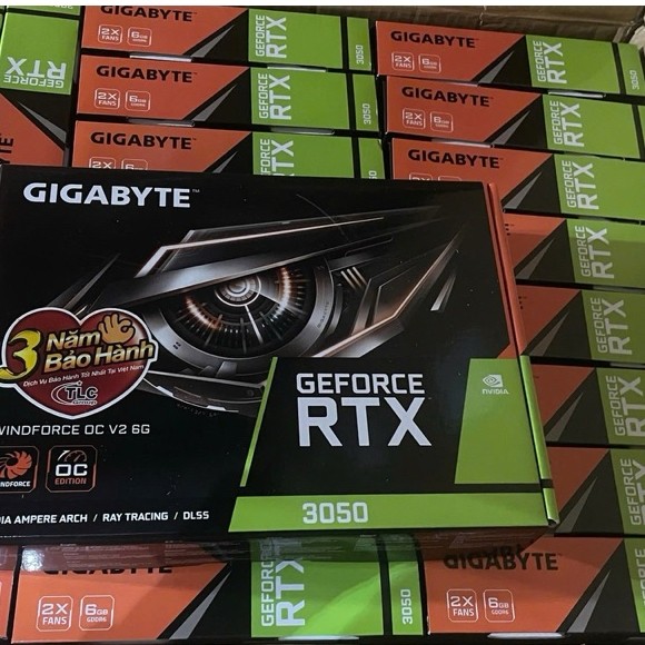Card màn hình VGA GIGABYTE GeForce RTX 3050 WINDFORCE OC 6G N3050WF2OC | BigBuy360 - bigbuy360.vn