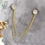 Trâm cài ốc sao biển có dây chuyền sel Thanh lịch Lapel Pin dành cho nam nữ Quà tặng hoàn hảo để trang trí áo sơ mi phù hợp