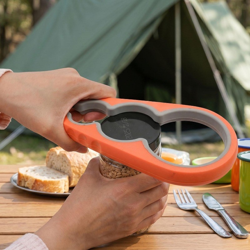 [GUUDUU] Dụng cụ mở hộp đa chức năng 4 trong 1 - Mở hộp chống trượt hình học sóng - Tiện ích đồ dùng nhà bếp - Dụng cụ mở nắp chai gia đình - Nắp nắp chai Twister / Giao hàng miễn phí