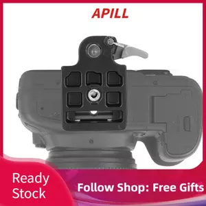 apill Chân Máy Nhanh Chóng Phát Hành Đĩa 1/4in Vít 5x7.3x2.2cm Hợp Kim Nhôm Kẹp Adapter dành cho MÁY Ảnh DSLR đầu bóng