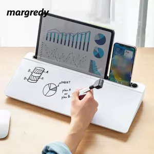 Chân đế bàn phím ghi nhớ MARGREDY, Bảng trắng bàn làm việc bằng nhựa, Máy tính để bàn nóng có lưu trữ Bảng tin gia đình Máy tính để bàn