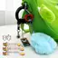 ECK 1 Cái Hoạt Hình Mèo Carabiner Acrylic Hình Túi Móc Khóa Động Vật Dễ Thương Bapa Quyến Rũ Bé Gái Thẩm Mỹ Leo Móc Phụ Kiện HOT