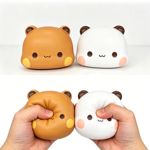 2 Chiếc Gấu Trúc Yiers Bubu Dudu Fidget Bóp Đồ Chơi Siêu Mềm Squishy Giảm Căng Thẳng Đồ Chơi Cho Trẻ Em Người Lớn Đồ Chơi Cảm Giác