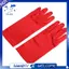 Găng tay satin chống nắng ngắn dành cho nữ Găng tay biểu diễn khiêu vũ bề mặt Găng tay nghi thức Spandex Màu đỏ