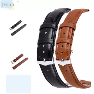 Dây đeo đồng hồ JVSUB 16mm 20mm 22mm Dây đeo đồng hồ bằng da thật mềm Dây thép thể thao