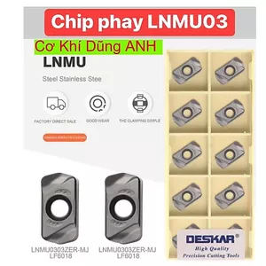 Chip phay LNMU03 - LNMU phay sắt thép inox phay tốc độ cao··